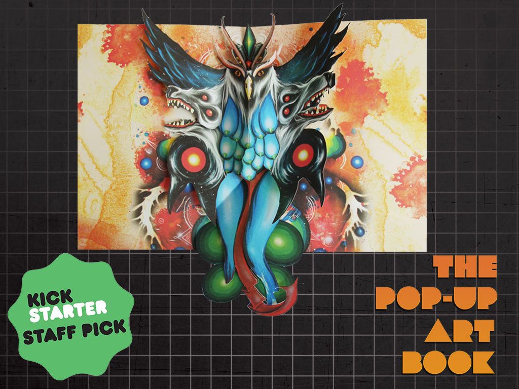 The Pop Up Art Book is now 90 funded... help them hit 100 TODAY